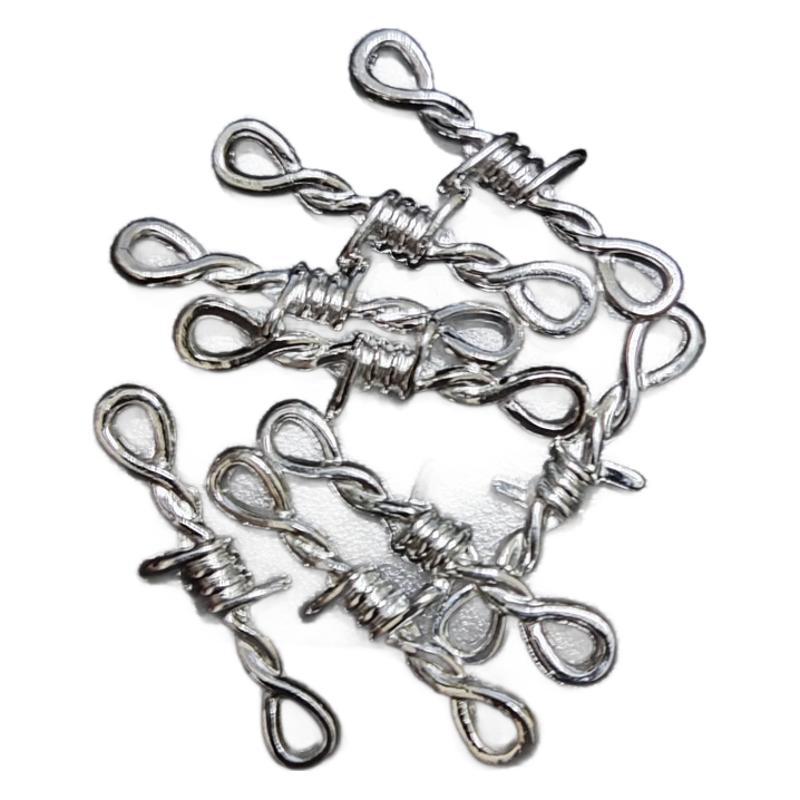 Wholesale 8-shaped necklace hip-hop thick clavicle neck collar punk alloy accessories